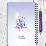 personalised male nurse superpower a5 notebook journal gift