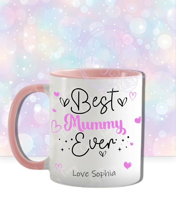 personalised mum & daughter on sofa mug gift for mother's day
