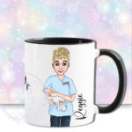 personalised male midwife mug gift