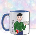 personalised male teacher ta leaving gift mug