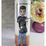 personalised barber or male hairdresser 600ml 20oz straight tumbler