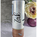 personalised barber or male hairdresser 600ml 20oz straight tumbler