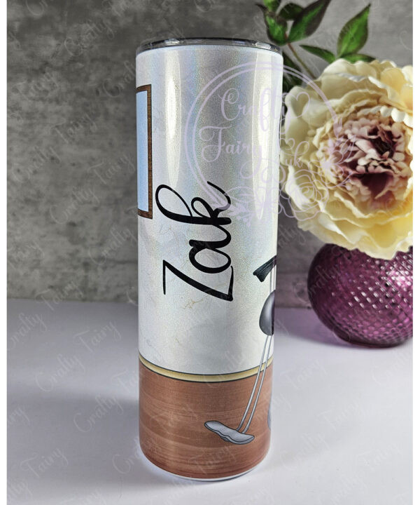 personalised barber or male hairdresser 600ml 20oz straight tumbler