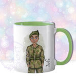 personalised army soldier mug