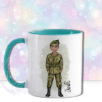 personalised army soldier mug