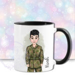 personalised army soldier mug