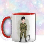 personalised army soldier mug