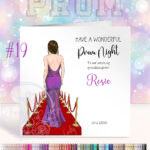 personalised prom card for girl 61 back view prom dress colour options