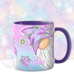 personalised pink golf club bag and stars mug gift (copy)