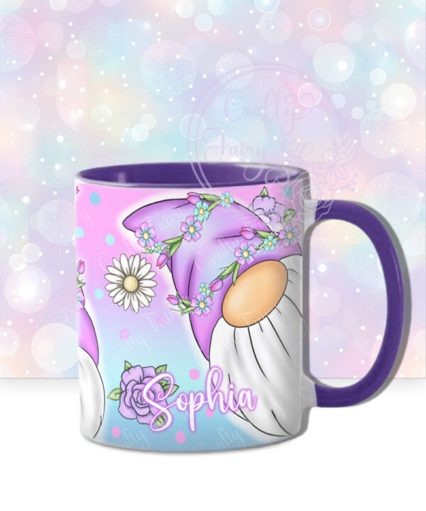 personalised pink golf club bag and stars mug gift (copy)