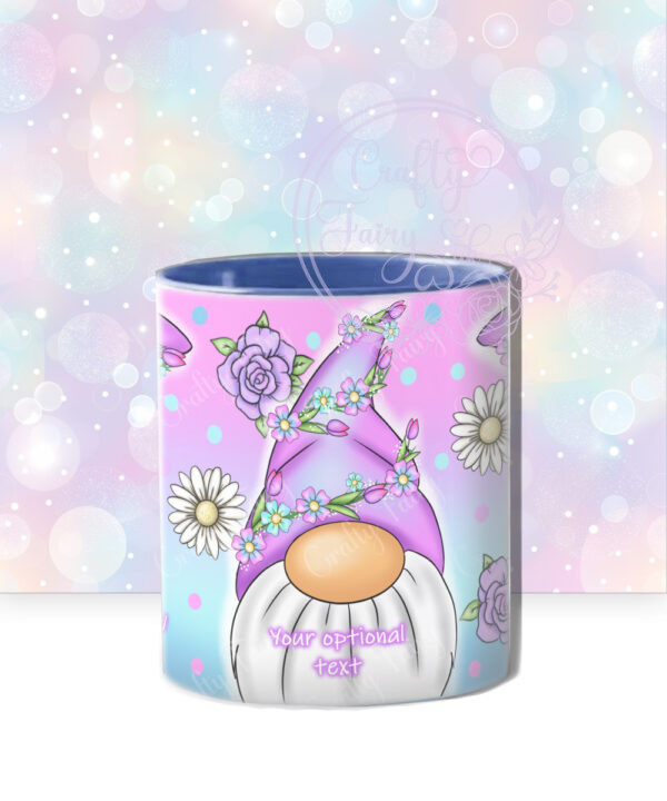 personalised pink golf club bag and stars mug gift (copy)