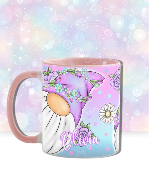 personalised pink golf club bag and stars mug gift (copy)