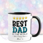 personalised best dad/daddy/grandad in the world mug gift