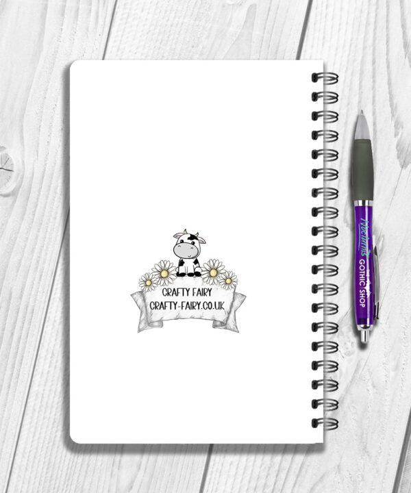 personalised congrats graduation highland cow a5 notebook gift