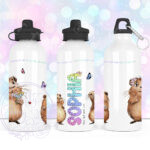 personalised chill as a capybara 600ml school water bottle
