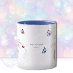 personalised capybara with daisies mug gift