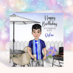 personalised beer drinking buddy birthday or father's day card