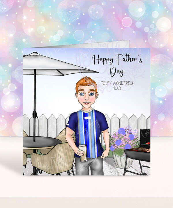 personalised beer drinking buddy birthday or father's day card