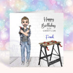 personalised diy dad birthday or father's day card