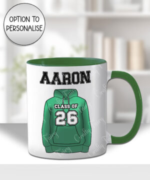 personalised class of 2026 hoodie print school leavers mug gift