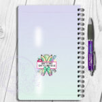 personalised amazing teacher ta lsa pencils & banner thank you a5 notebook gift
