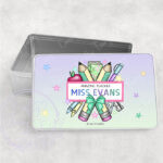 personalised amazing teacher ta lsa pencils & banner thank you medium tin