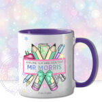 personalised amazing teacher ta lsa pencils & banner thank you mug gift