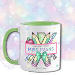 personalised amazing teacher ta lsa pencils & banner thank you mug gift