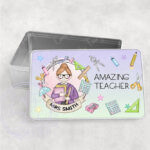 personalised doodle amazing teacher ta lsa mentor thank you medium tin