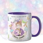 personalised doodle amazing teacher ta lsa mentor thank you mug gift