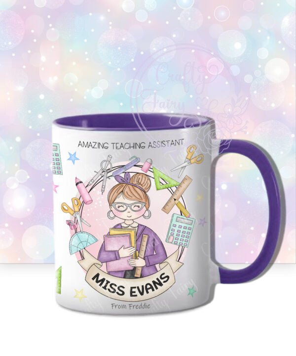 personalised doodle amazing teacher ta lsa mentor thank you mug gift