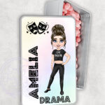 personalised teen tween musical theatre drama girl girl medium rectangular tin