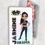 personalised teen tween musical theatre drama girl girl medium rectangular tin