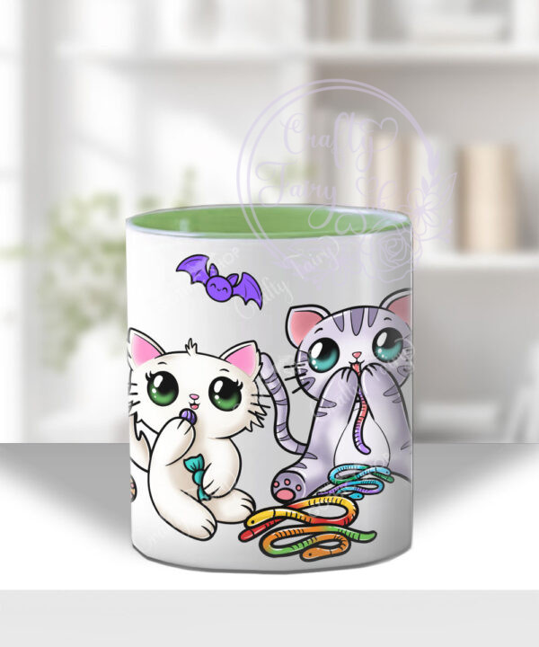 2815 personalised candy spoopy kitties halloween mug 3