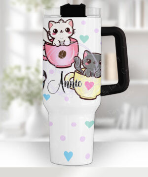 2852 personalised teacup kawaii kitties stanley cup 2