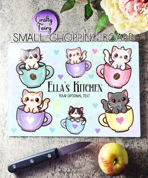 2856 personalised teacup kawaii kitties surface protector 2