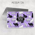 2868 personalised cats purple storage tin 1