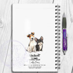 3018 7 personalised doodle dog terrier frenchie notebook 2