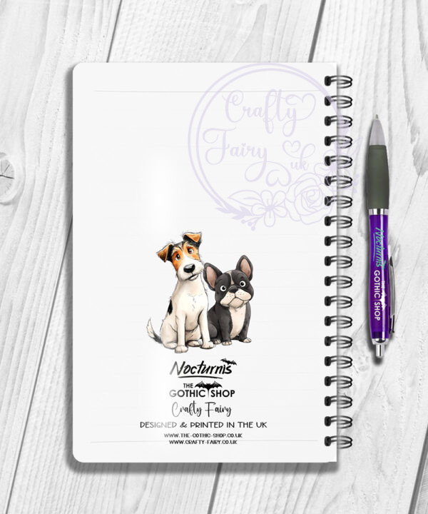 3018 7 personalised doodle dog terrier frenchie notebook 2