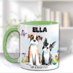 3020 personalised boxer frenchie dog mug 3