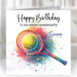 3047 personalised tennis birthday card 1
