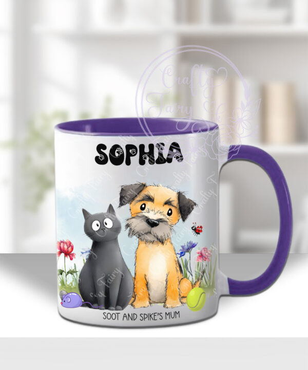 3076 personalised cat dog mug 1