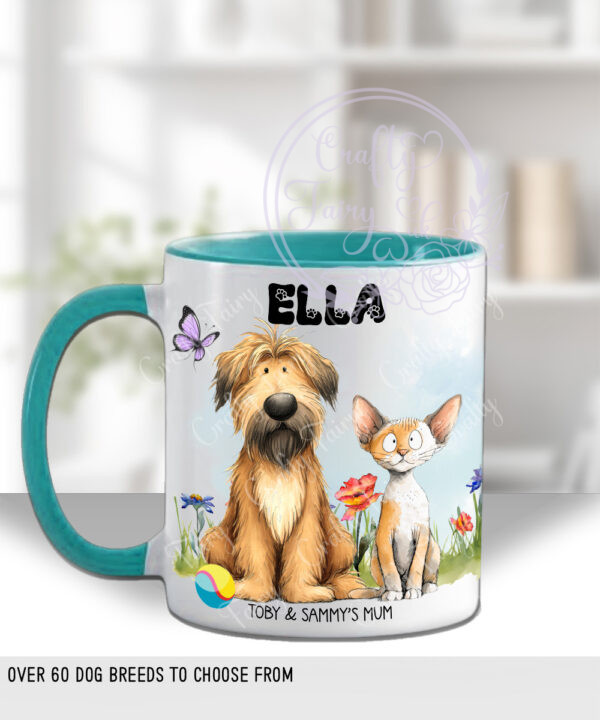 3076 personalised cat dog mug 2