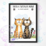 3097 personalised cat printed image 2