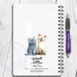 3102 personalised cats notebook 2
