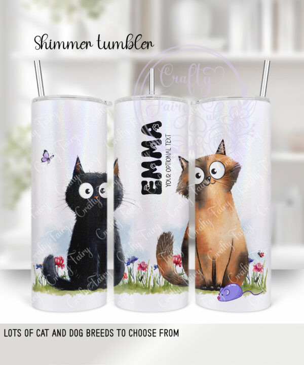 3106 personalised cats tumbler 2