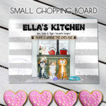 3109 personalised cats chopping board 1