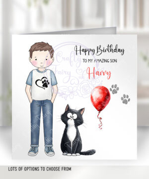 3131 personalised cat dad birthday card 1