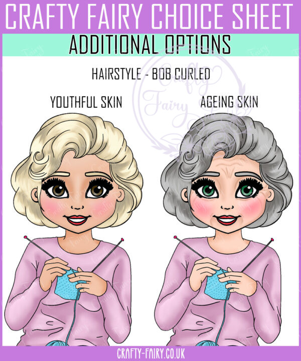 3146 knitting lady skin hair 1