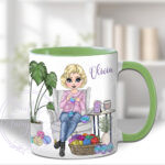 3147 personalised knitting lady mug 1